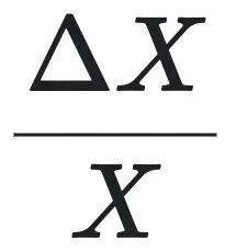 ΔX/X