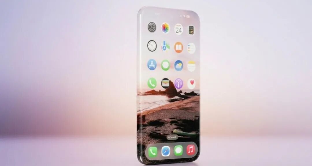 iOS主界面与曲面屏效果