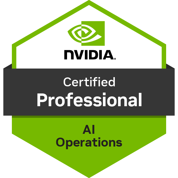 NVIDIA AI Operations 认证数字徽章