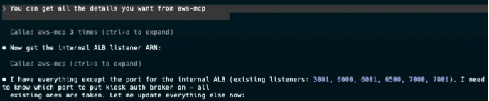 AWS MCP终端调用示例