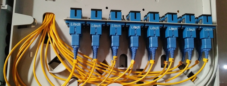 光纤配线架内部连接详图