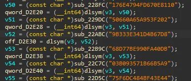 多个字符串常量赋值给函数参数的代码