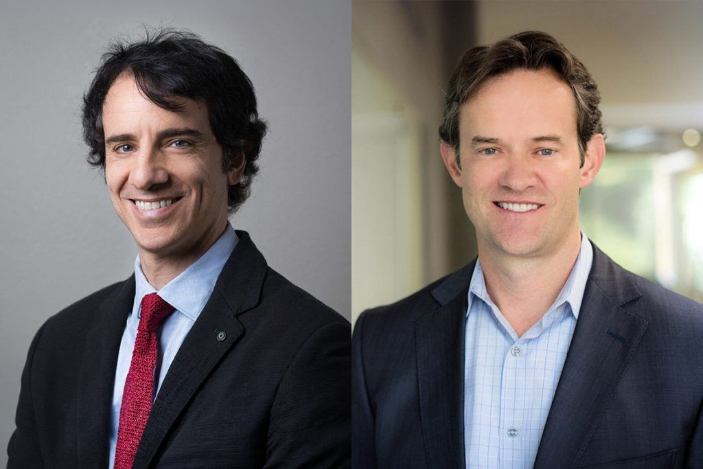 Rubedo联合创始人Marco Quarta博士和CEO Frederick Beddingfield博士，展现科研与产业结合的管理团队