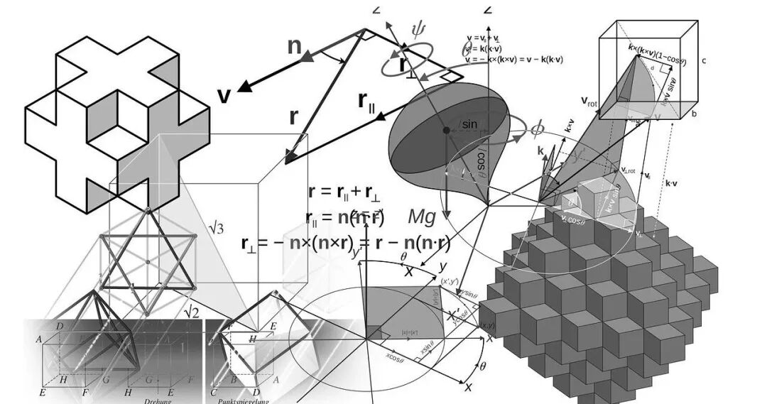 从向量分解到几何对称的数学插图