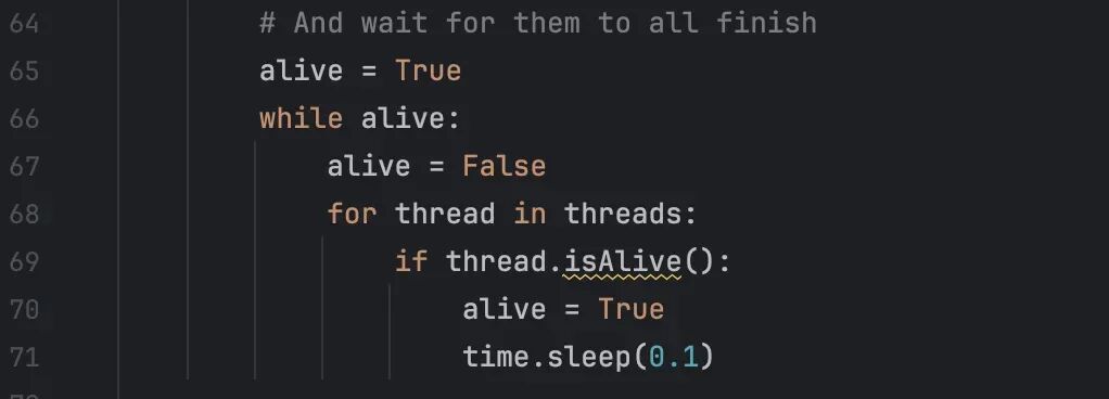 等待线程结束代码