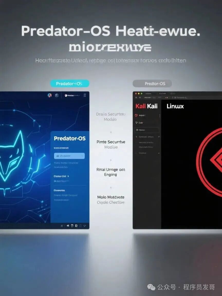 Predator-OS与Kali Linux界面对比