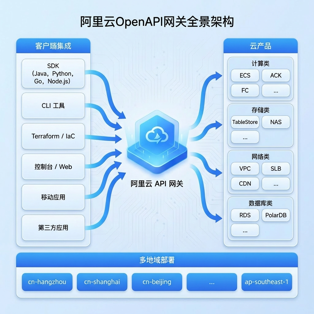阿里云OpenAPI网关监控平台架构图