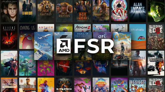 AMD FSR 技术支持的游戏阵容展示