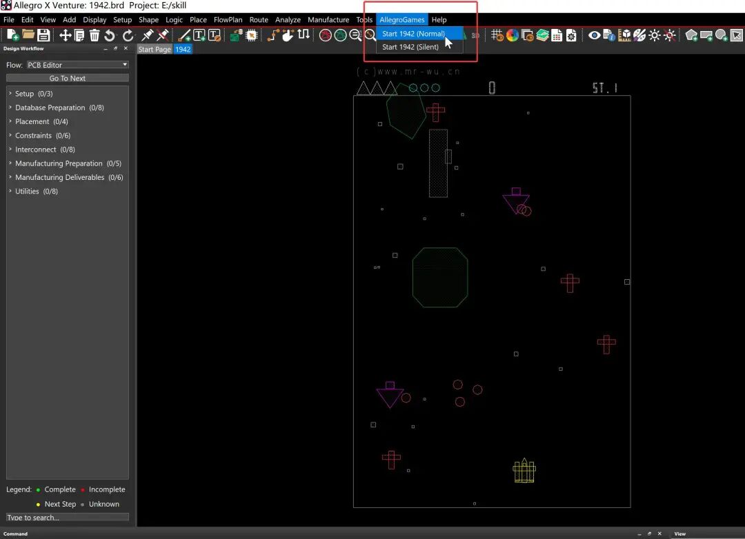 Allegro菜单启动游戏