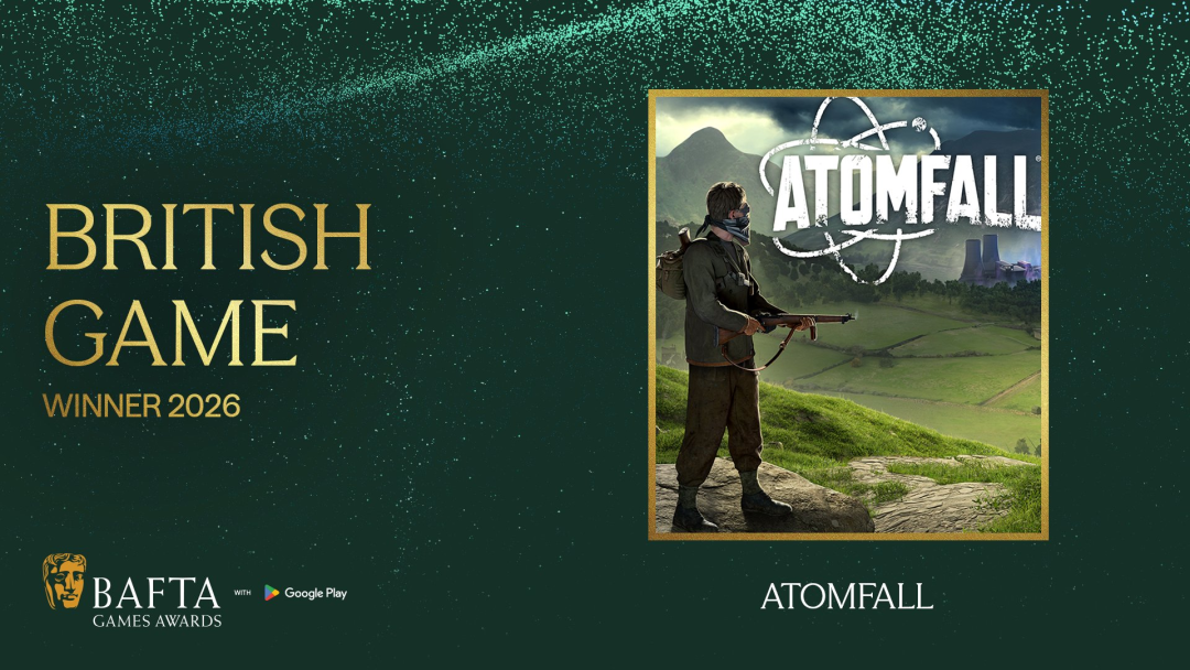 BAFTA游戏奖最佳英国本土游戏获奖海报：《原子陨落》