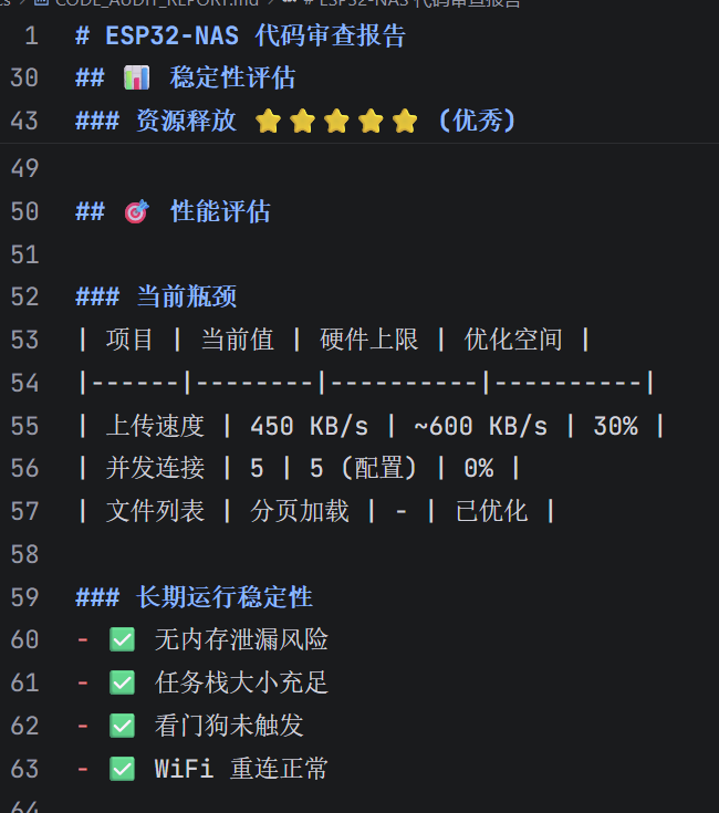 AI生成的代码审查报告，评估稳定性与性能