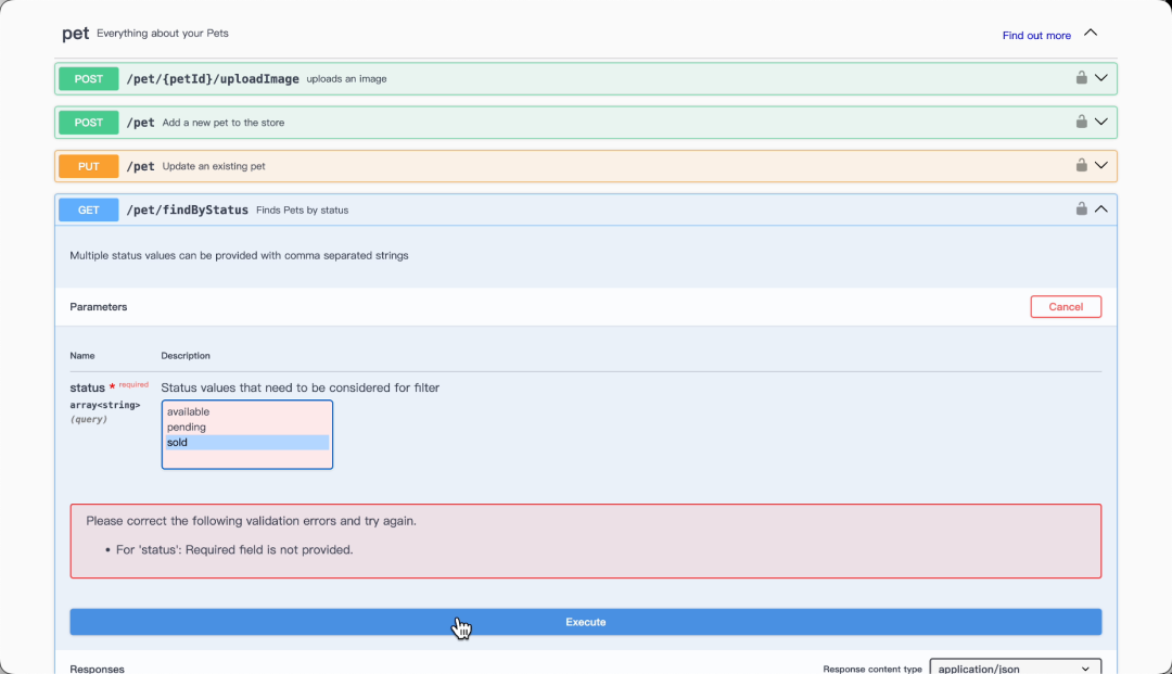 Swagger接口文档示例