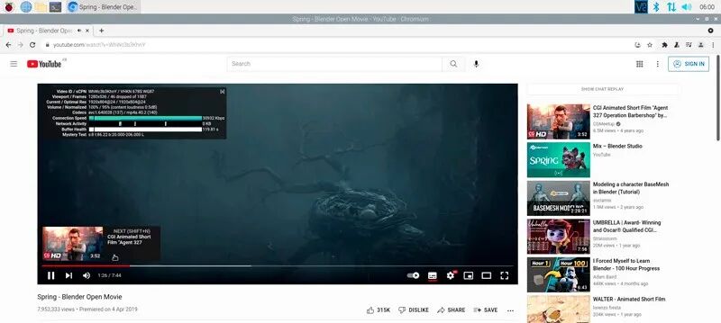 在Linux上使用浏览器观看在线视频