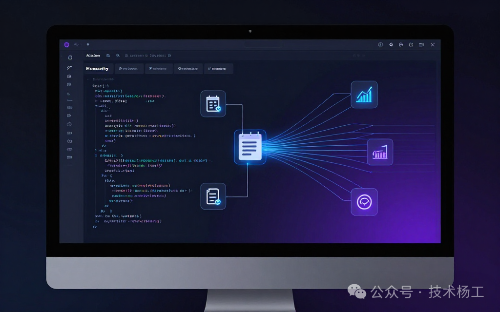 Craft Agents 应用界面示例，展示代码编辑器与模块化视图