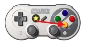 游戏手柄热键示意图