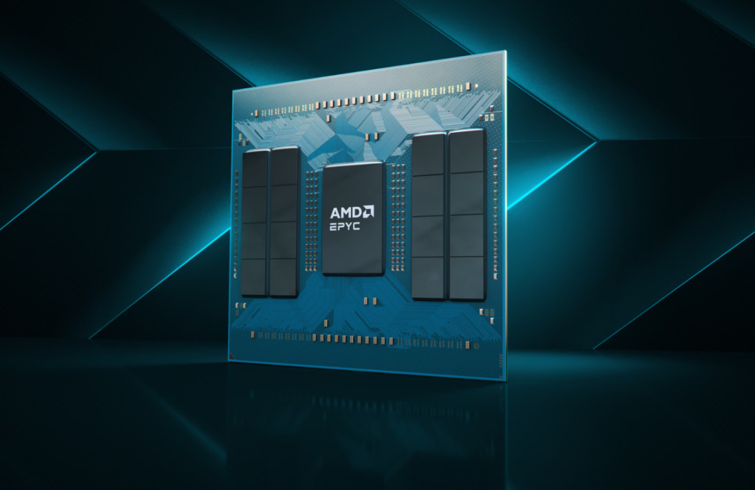 AMD EPYC 处理器渲染图