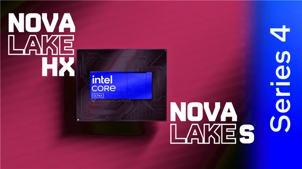 Intel Nova Lake系列处理器宣传图