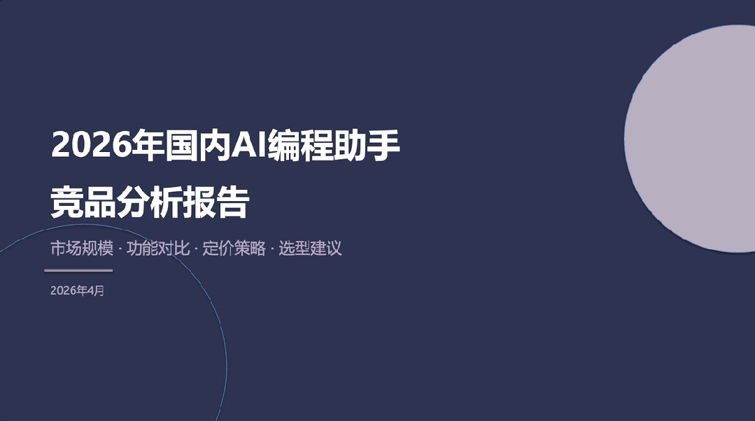 竞品分析报告PPT，包含市场份额图、定价对比与结论建议