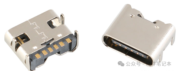 USB Type-C 6针接口引脚定义图
