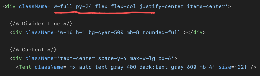 Tailwind CSS中w-full类名的使用示例