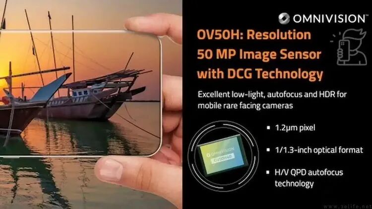 OmniVision OV50H图像传感器宣传图
