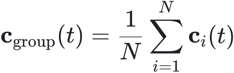集体中心位置公式