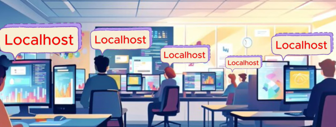 办公室Localhost梗图