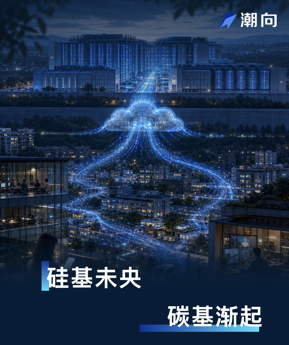 硅基未央碳基渐起 AI 应用主视觉图