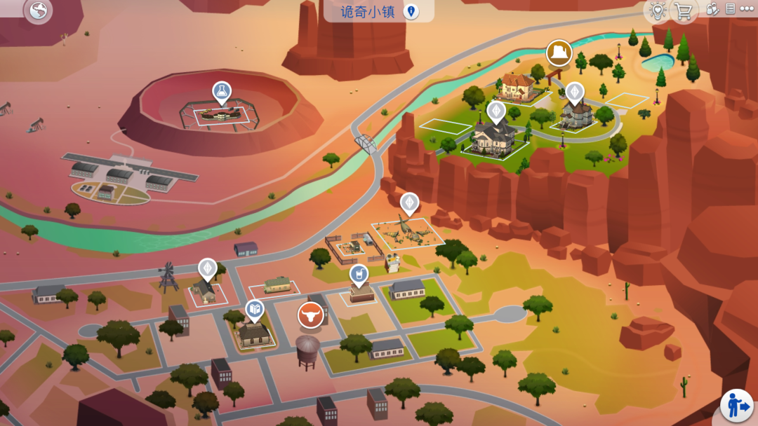 《模拟人生4》诡奇小镇DLC拓展地图