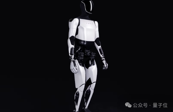 黑白配色的人形机器人