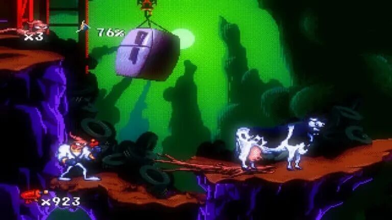 Earthworm Jim游戏16:9比例画面