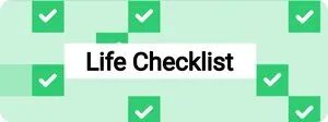 Life Checklist 人生清单待办事项界面