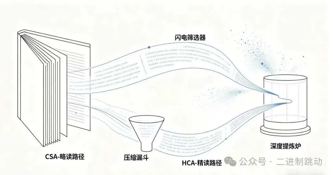 DeepSeek-V4 混合注意力流程图 略读与精读路径