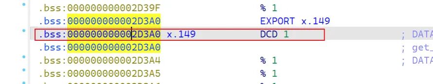 IDA中x_149变量值