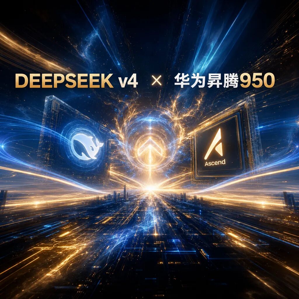 DeepSeek V4 与华为昇腾合作图