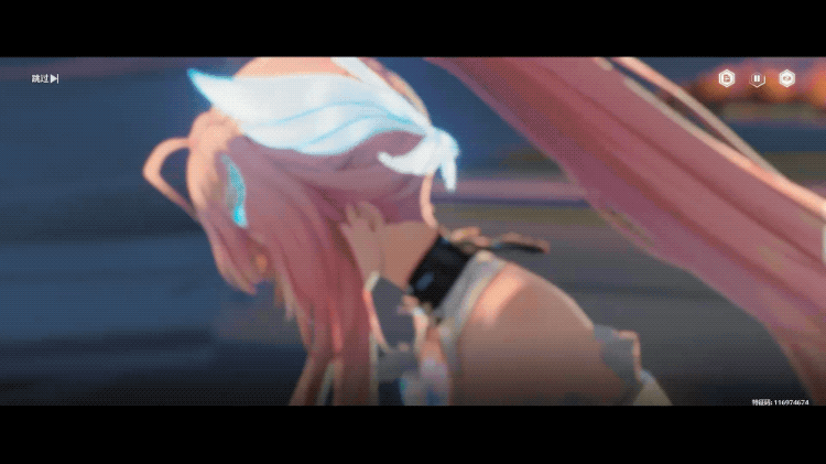 爱弥斯揭示自己为“电子幽灵”的动画片段