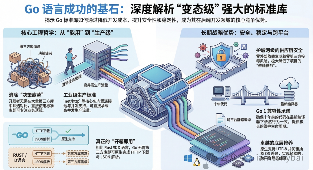 Go语言标准库核心优势解析