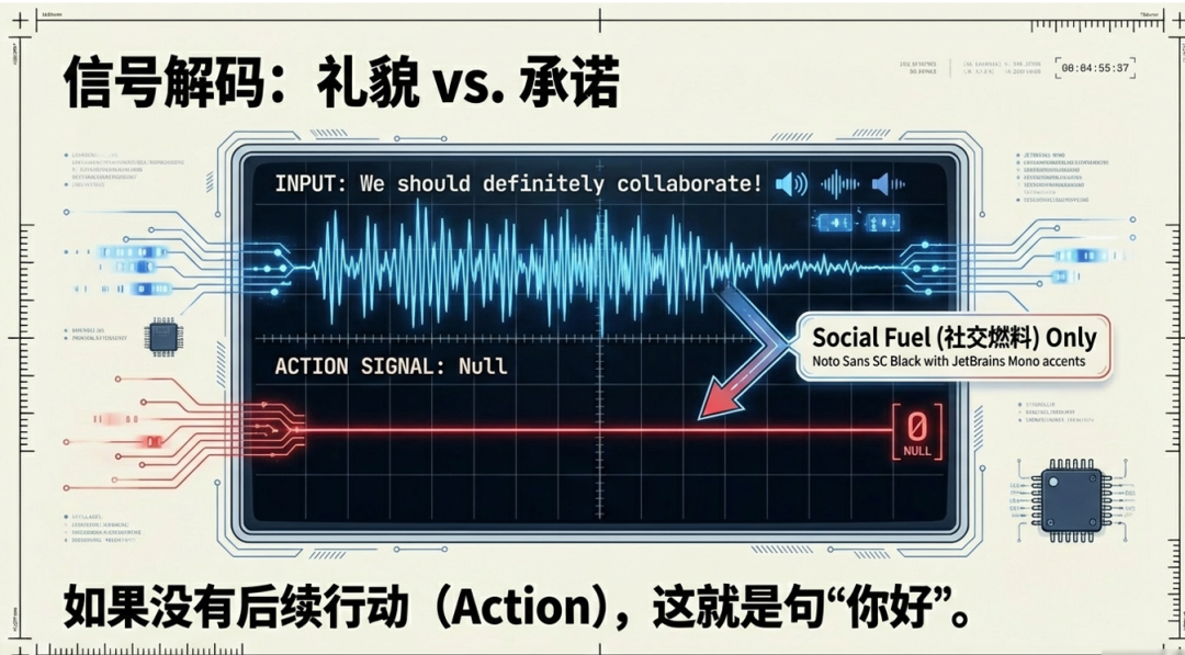 信号解码:礼貌 vs. 承诺