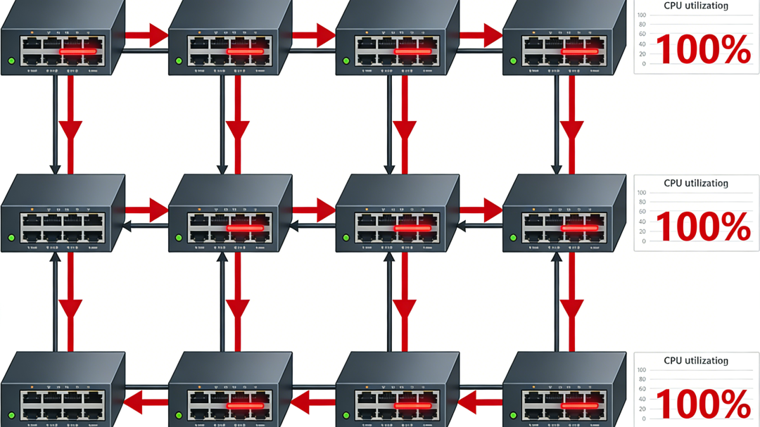 CPU利用率100%图表