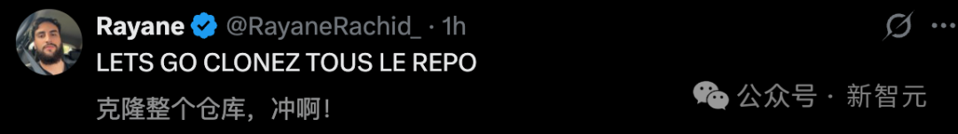 网友号召克隆仓库的推文