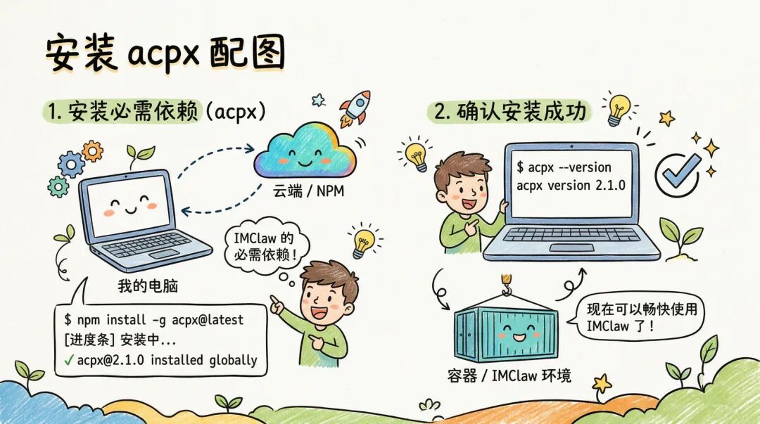 安装 acpx 配图