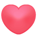 粉色爱心表情包