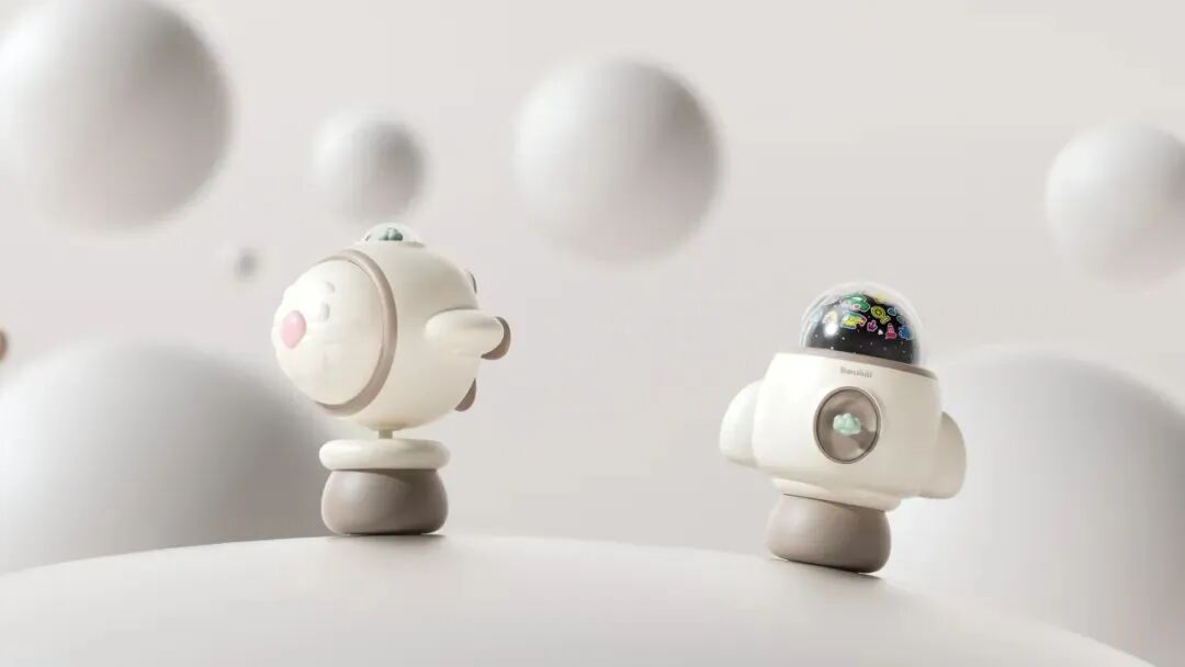 白色机器人造型玩具