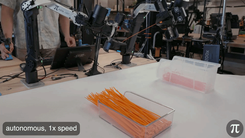 机器人进行物体抓取演示