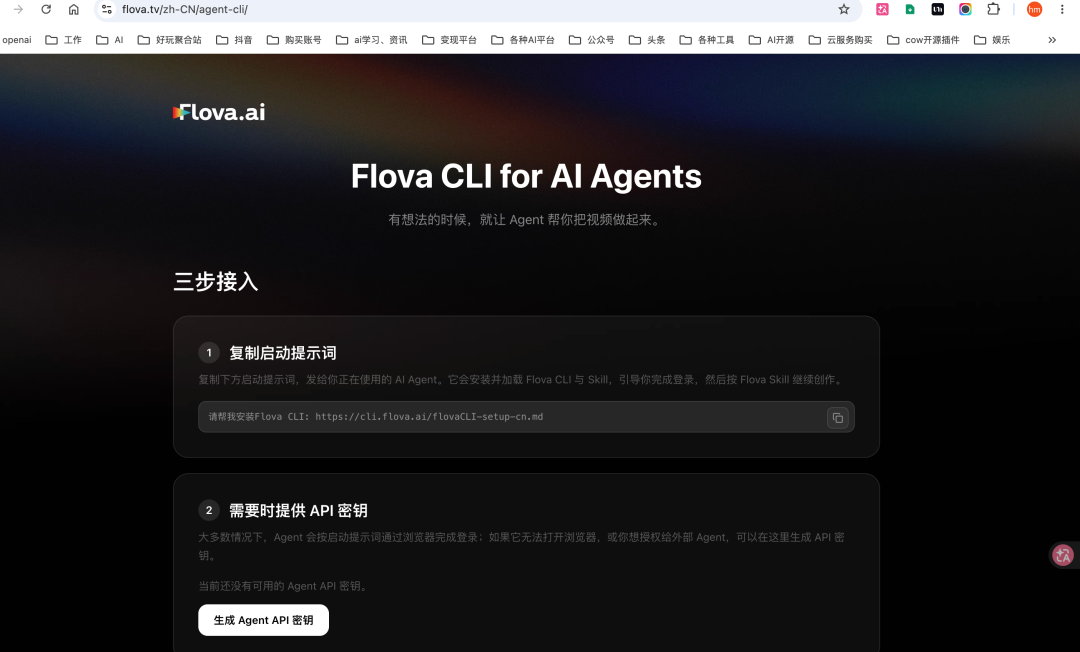 Flova CLI接入Agent