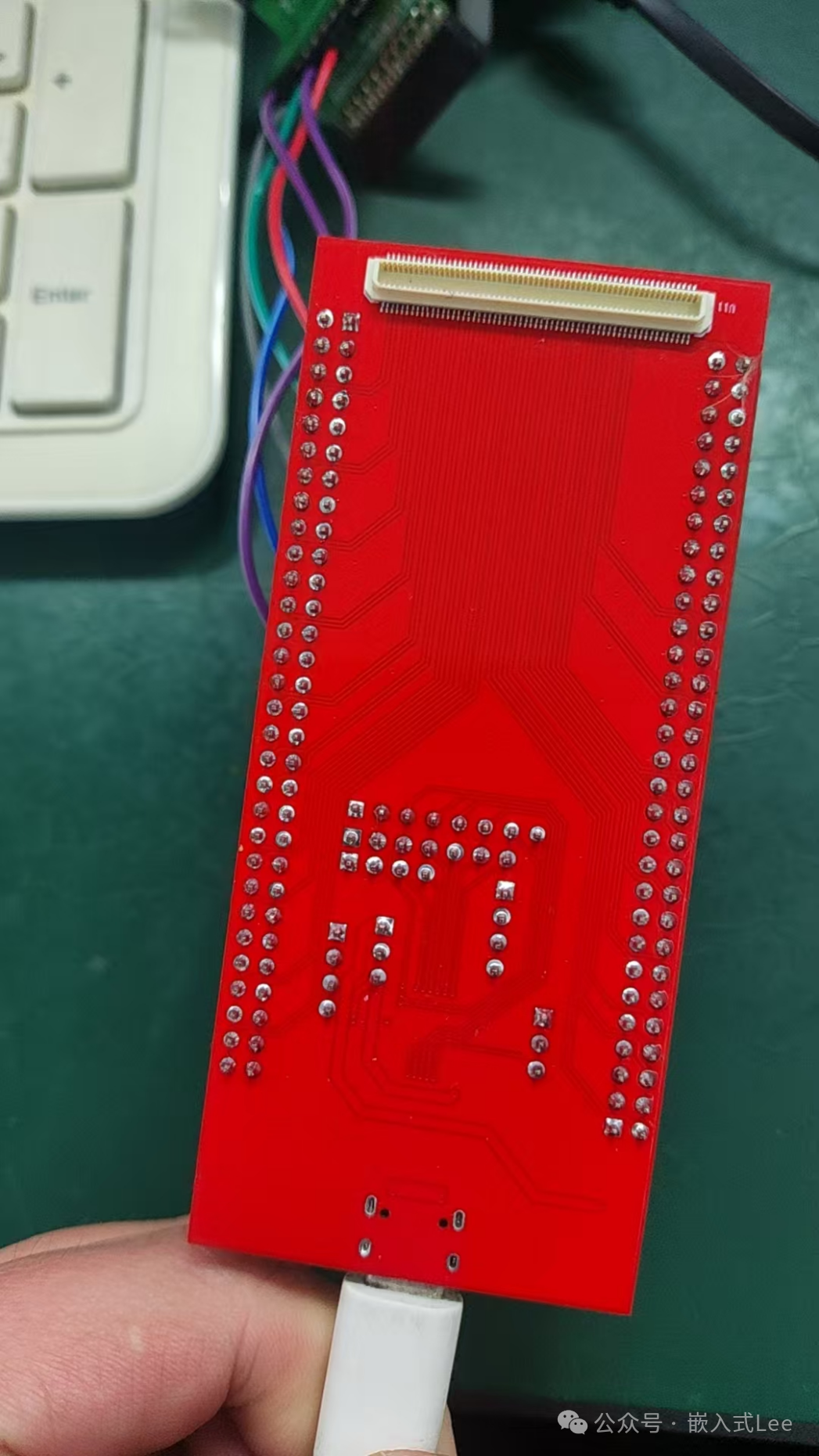 手持CH347F调试工具实物图