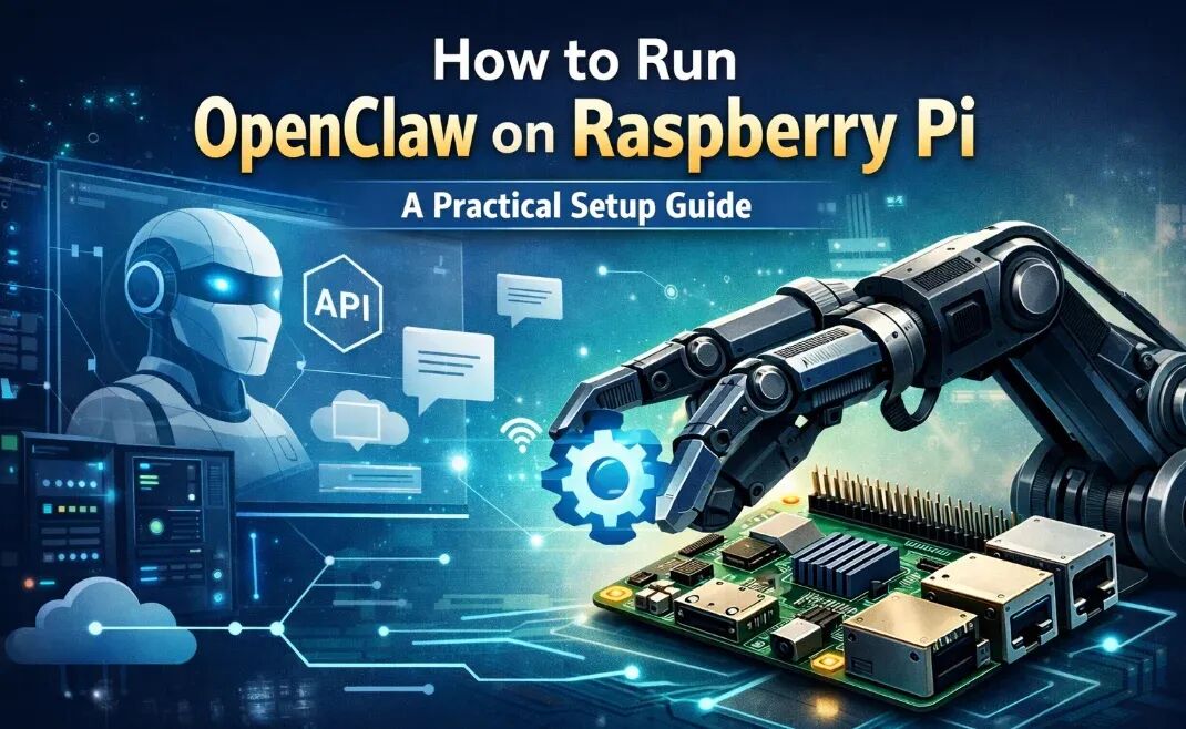 树莓派运行OpenClaw实用指南封面插画