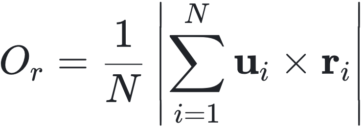 旋转序参量公式