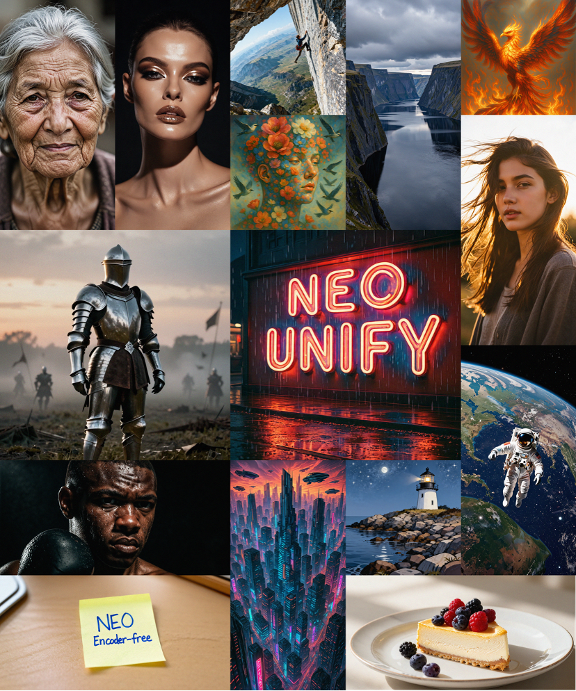 NEO-unify多主题图像生成效果展示