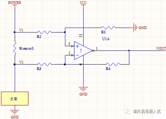 高侧检测差分放大器方案